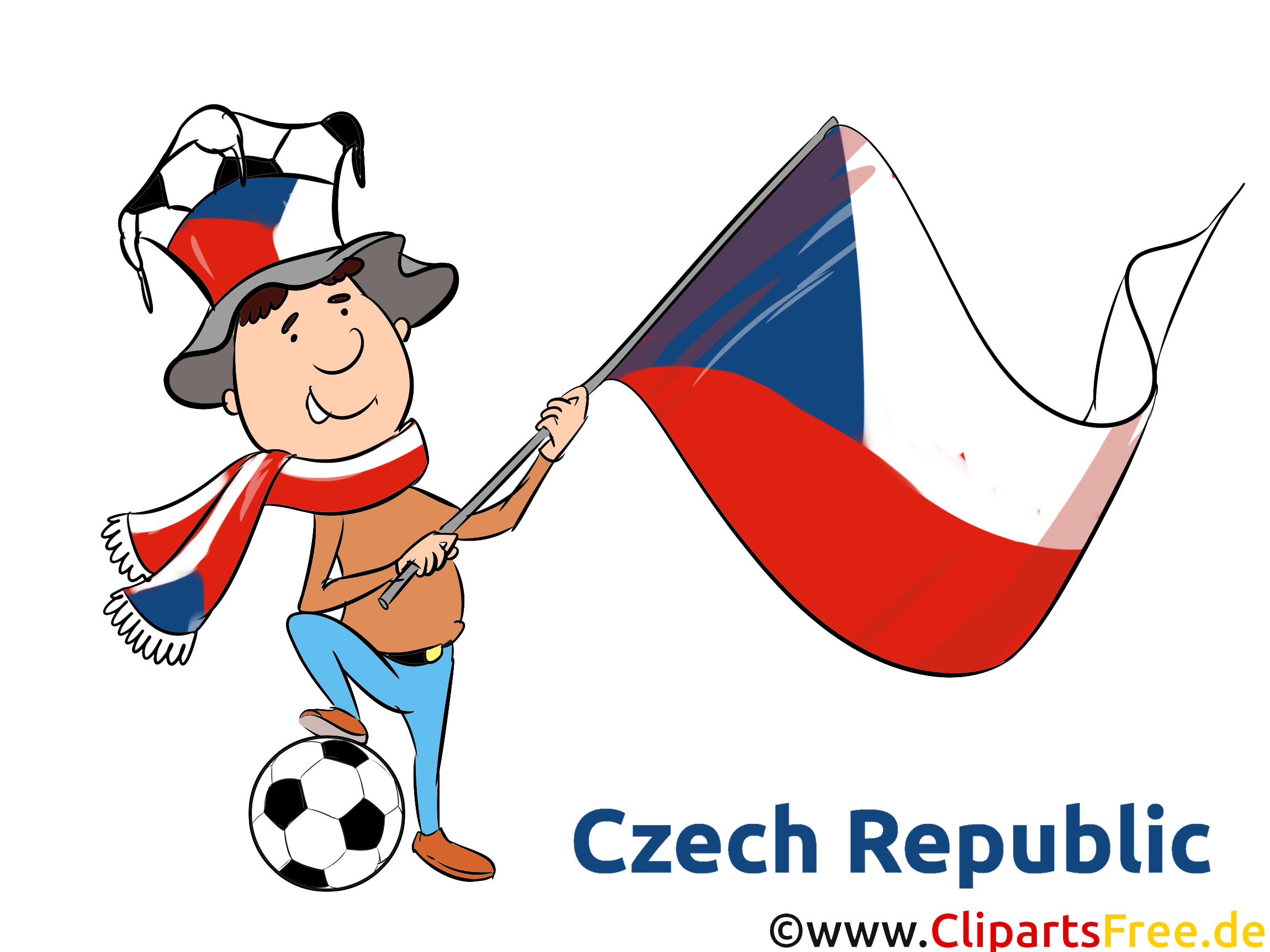 Cliparts Tchèque Soccer Images pour télécharger