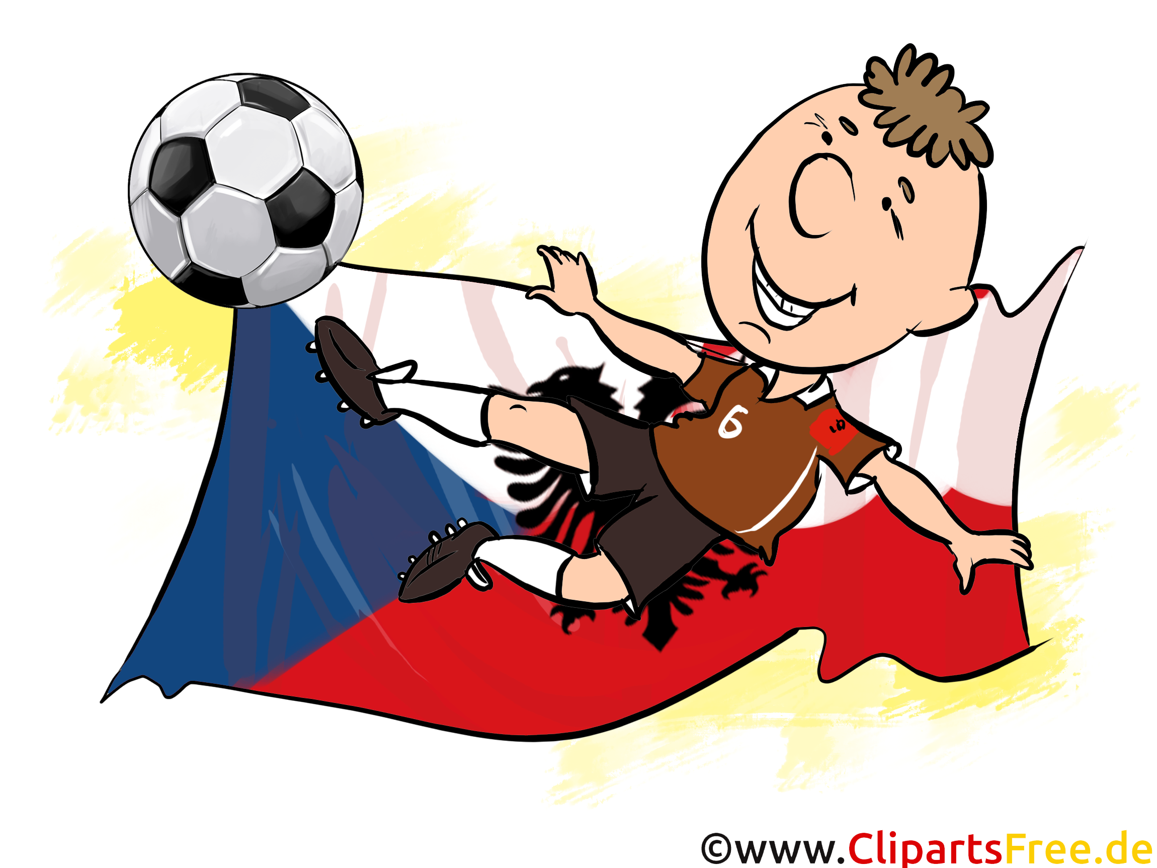 Drapeau Gratuit Cliparts Tchèque Soccer télécharger