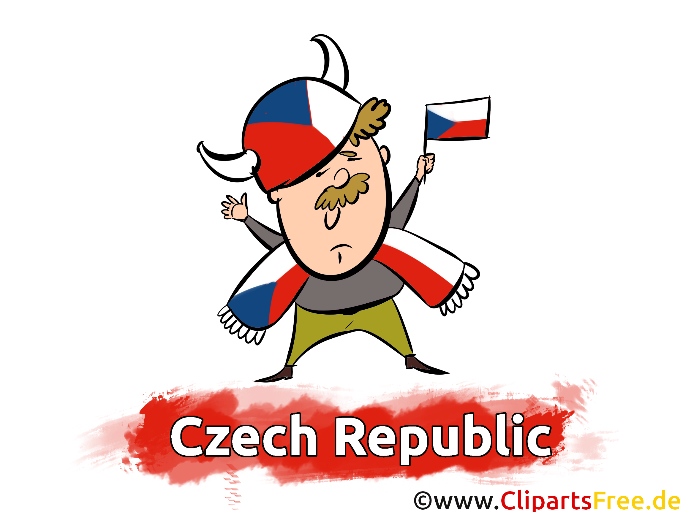 Illustration Soccer Tchèque gratuitement télécharger