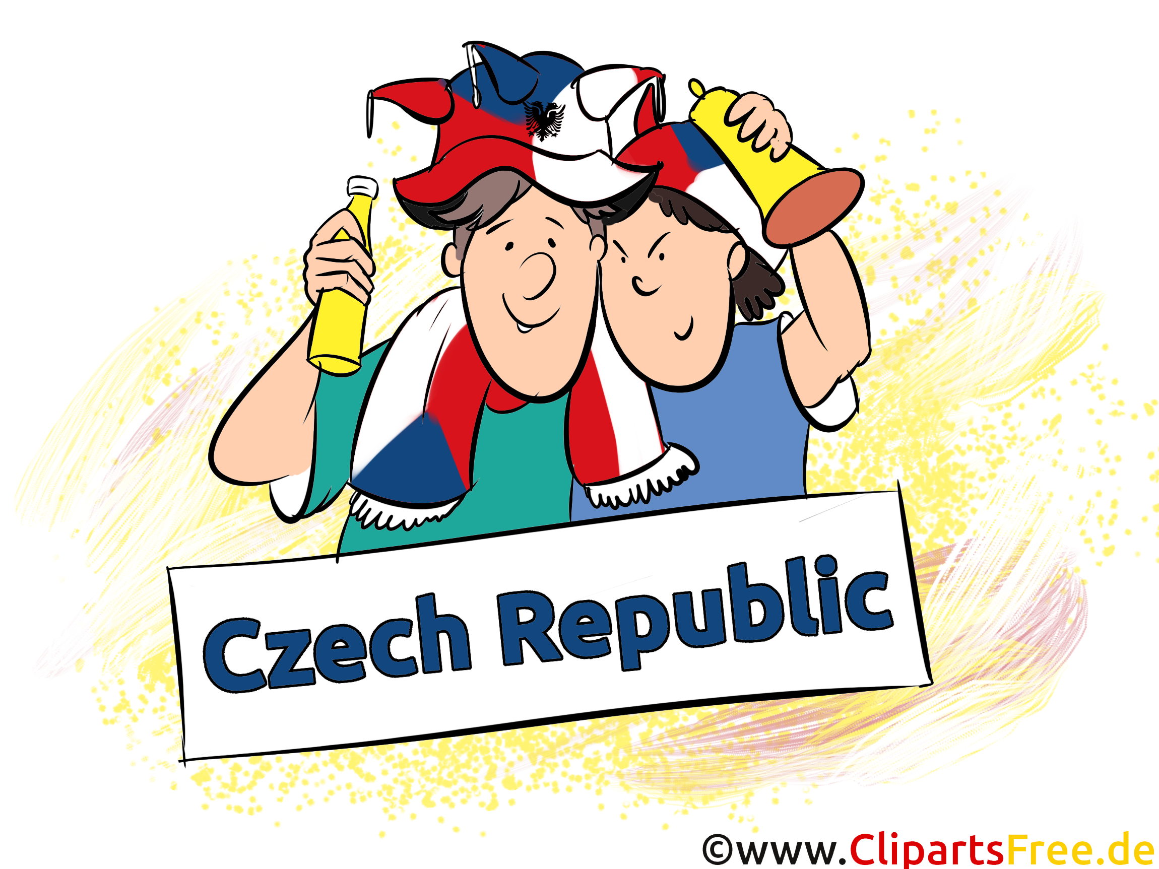 Tchèque Gratuit Soccer Clip arts pour télécharger