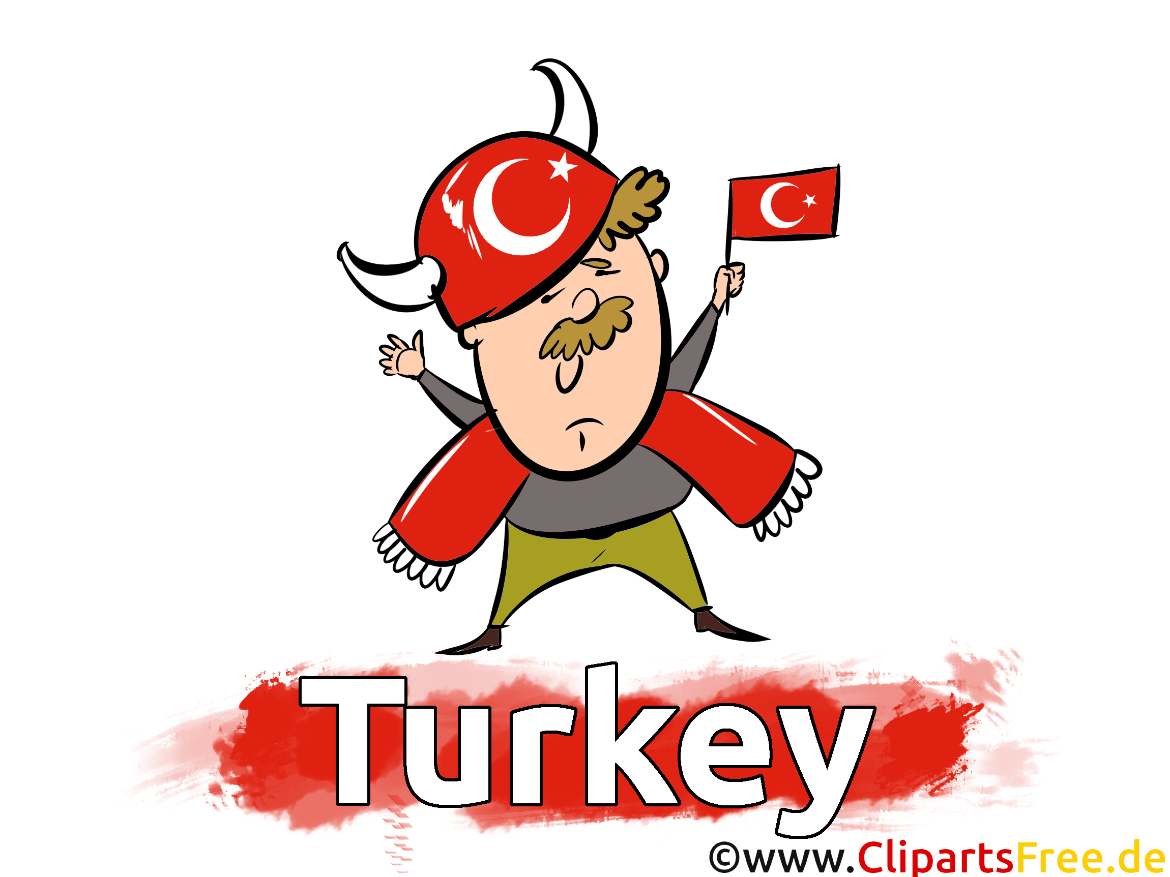 Joueurs Cliparts Soccer Turquie pour télécharger