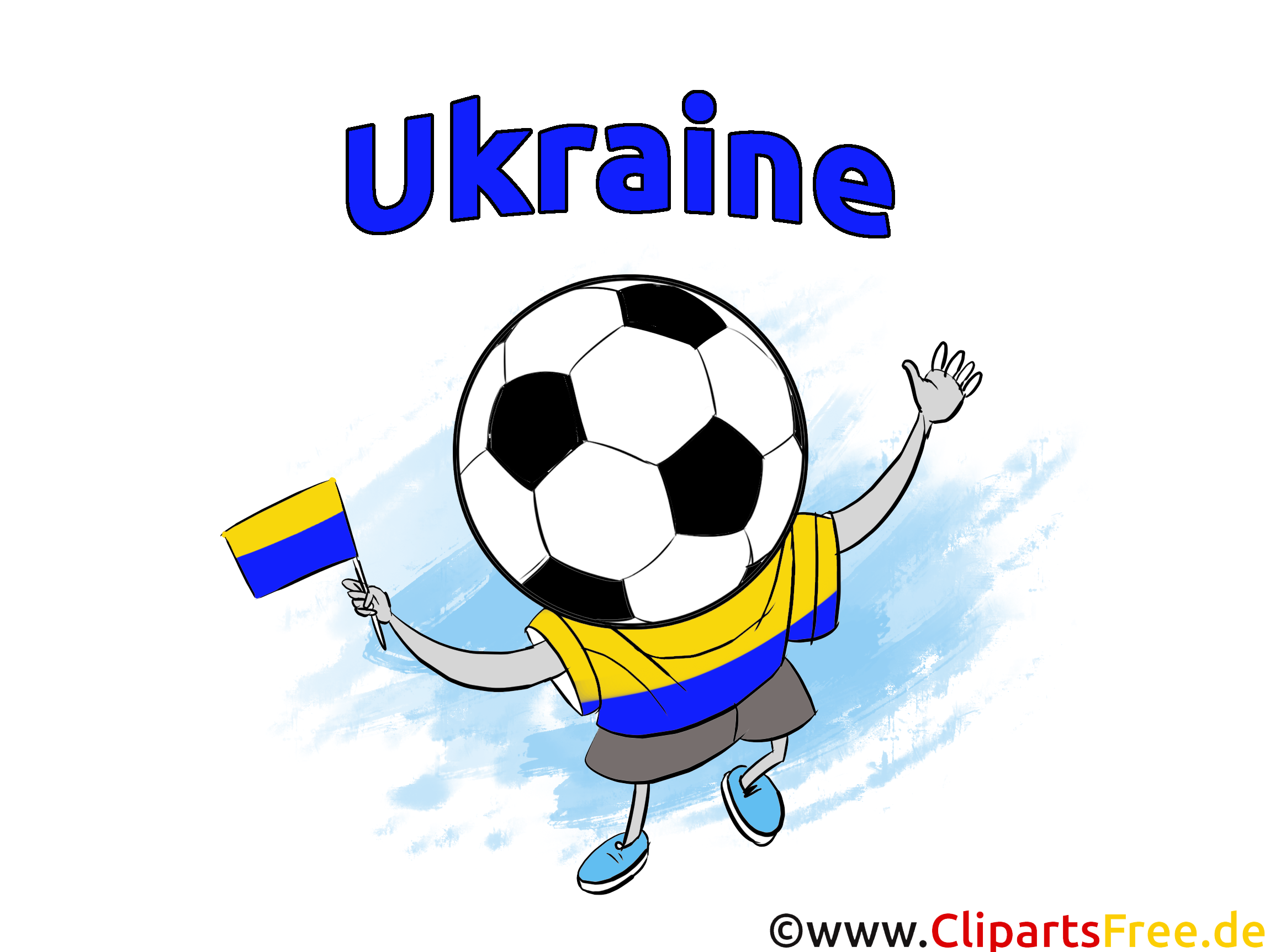 Clip art Ukraine Images Football pour télécharger
