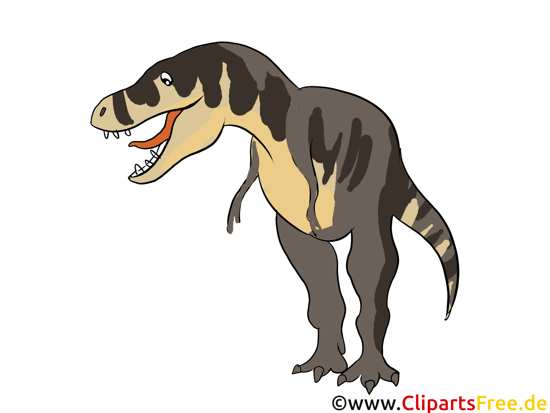 Allosaurus clip art – Dinosaure gratuite