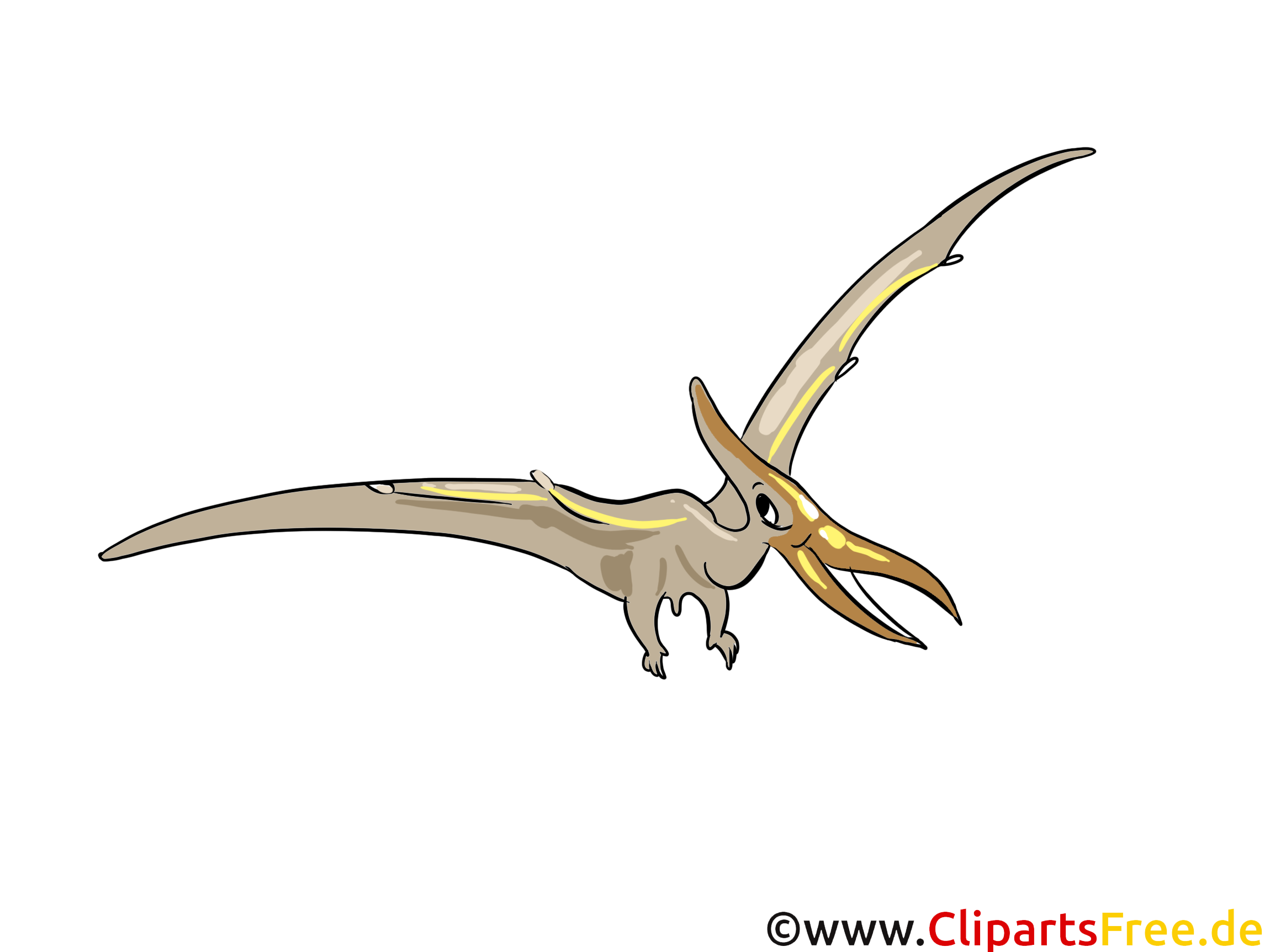 Pterodactyl clip art gratuit – Dinosaure images