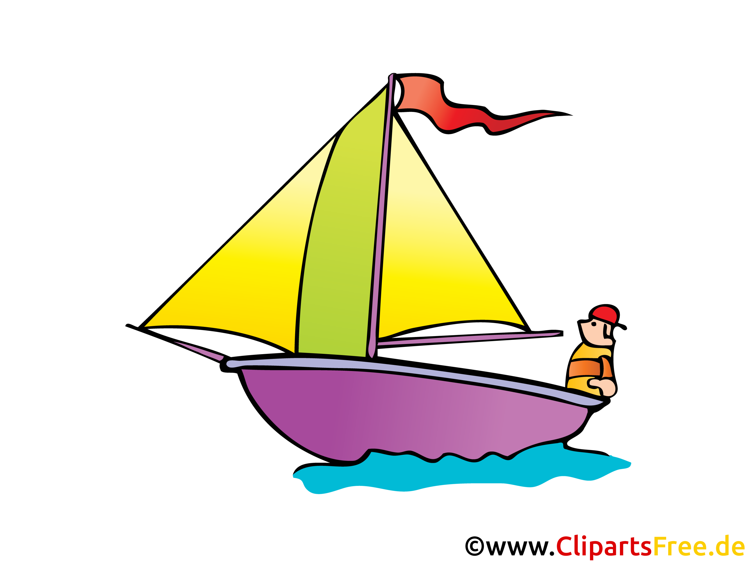 Bateau clipart gratuit - Mer dessins gratuits