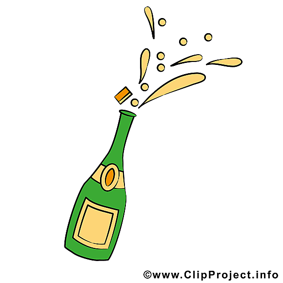 Champagne clipart gratuit - Boisson images