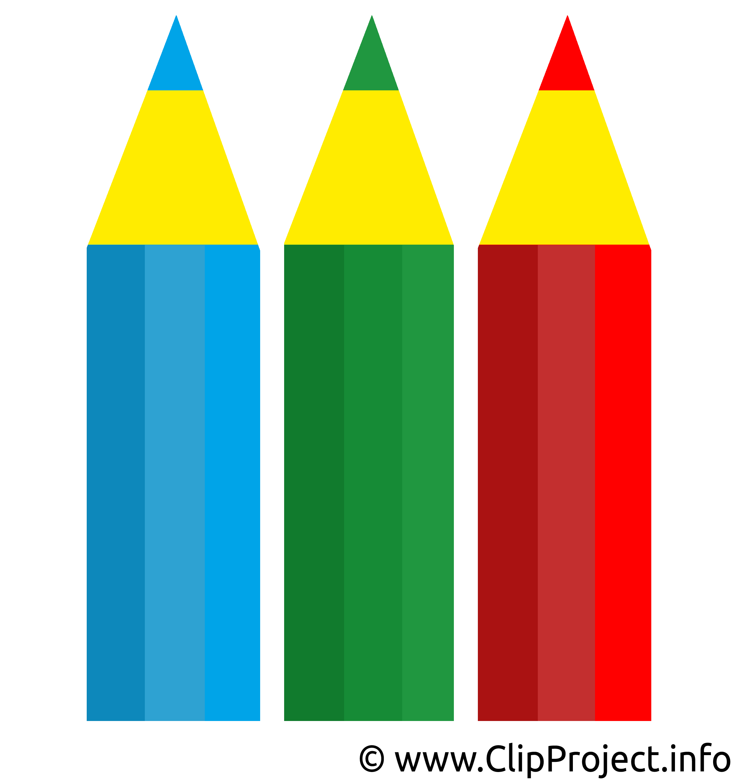 Crayons colorés image gratuite clipart