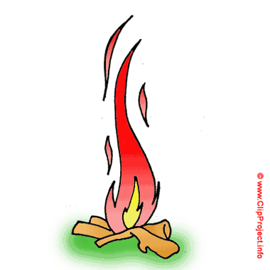 Feu de camp dessin clipart gratuites