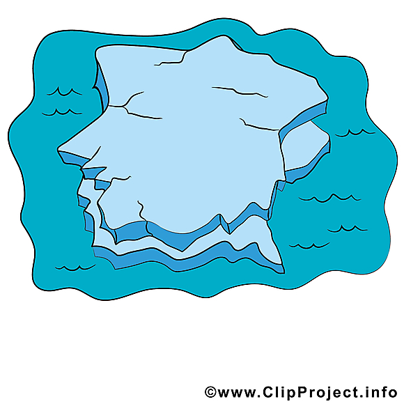 Iceberg dessin gratuit - Océan clip arts gratuits