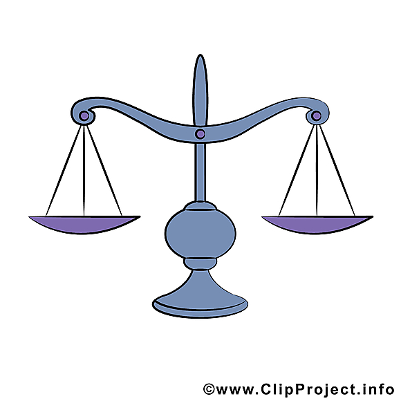 Justice clip arts gratuits - Balance illustrations
