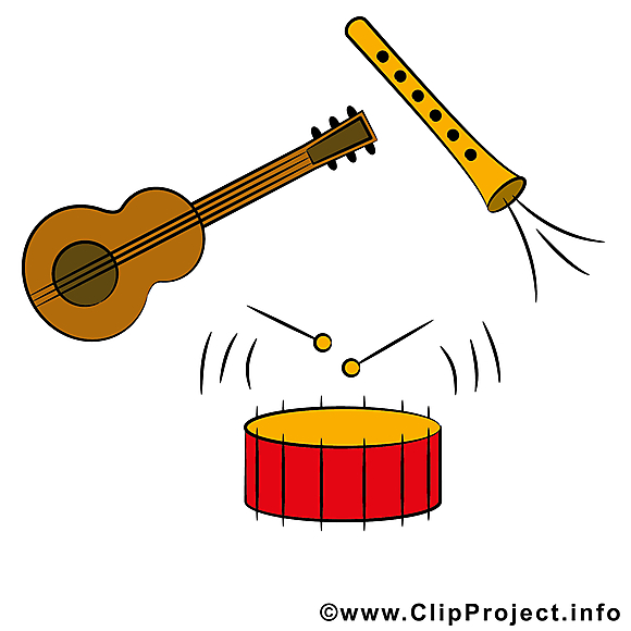 Musique clip art gratuit – Instruments images gratuites