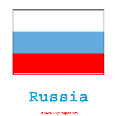 Russie drapeau clipart gratuit