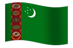 Turkménistan dessin - Drapeau à télécharger