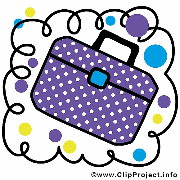 Cartable clip art gratuit – École dessin