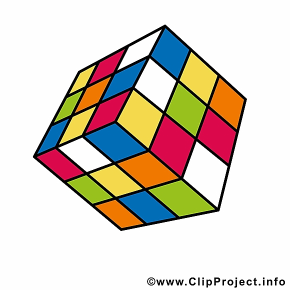 Cube de rubik dessin à télécharger – École images