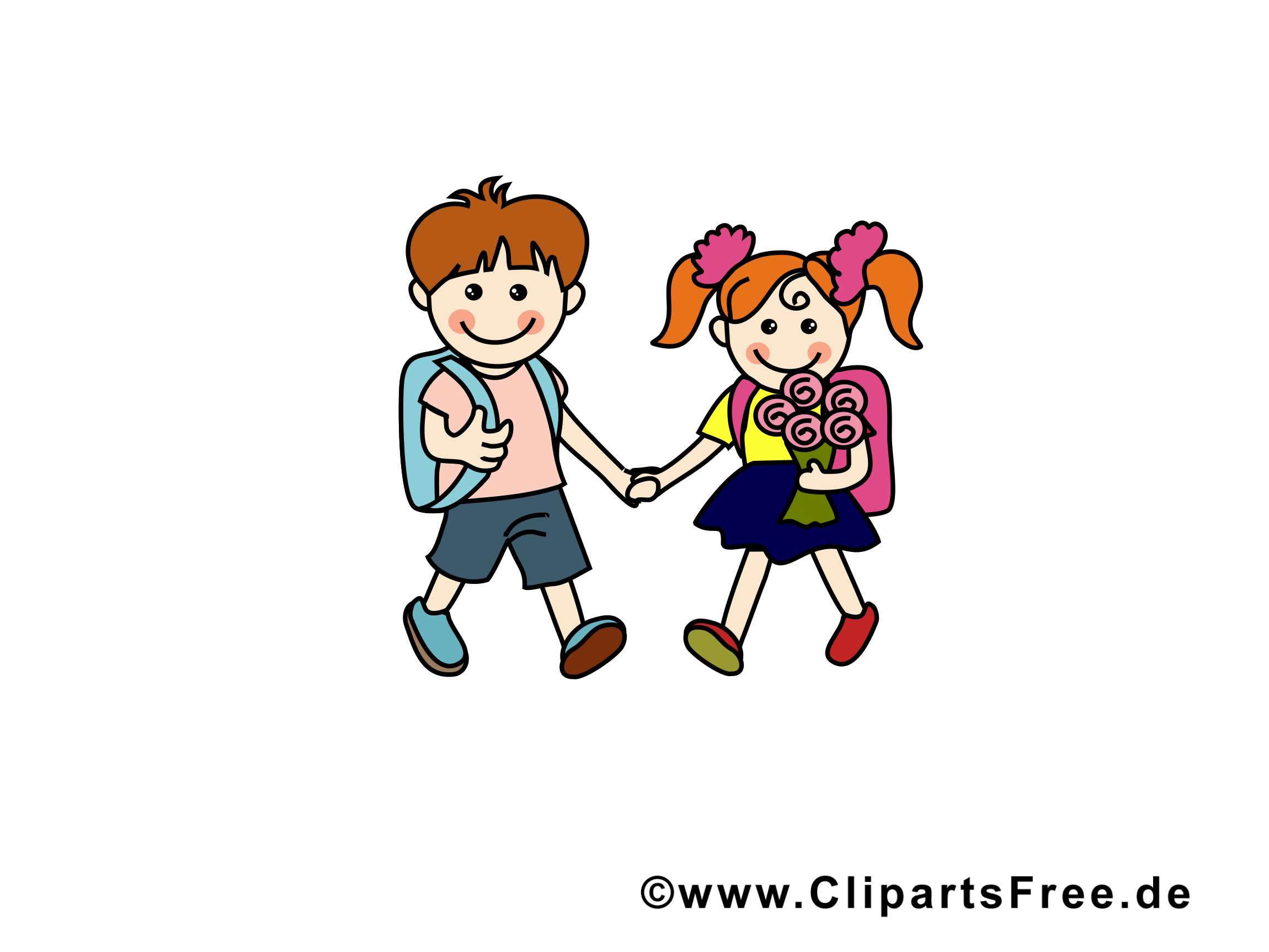 Enfants cliparts gratuis – École images