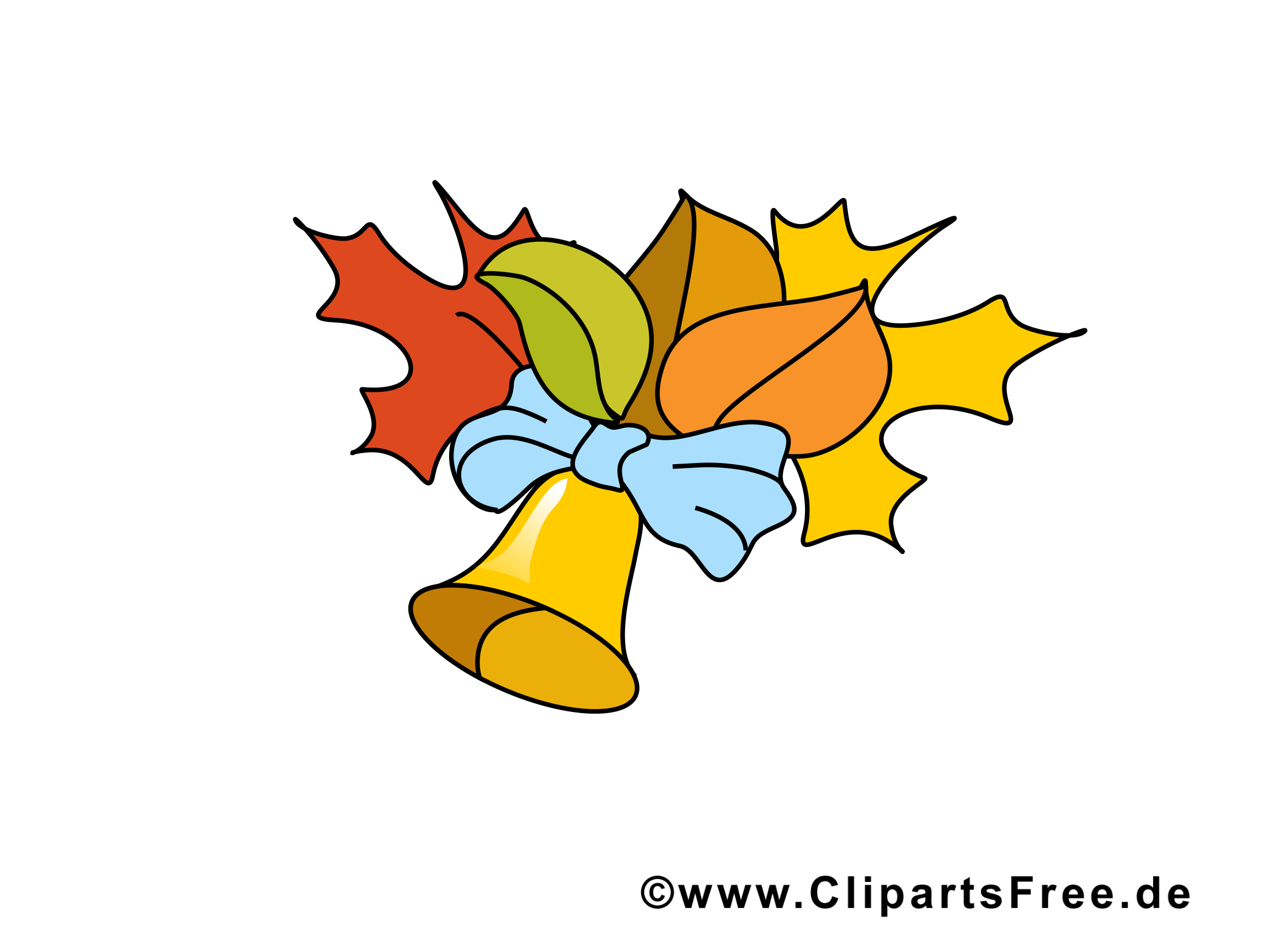 Feuilles illustration gratuite – École clipart