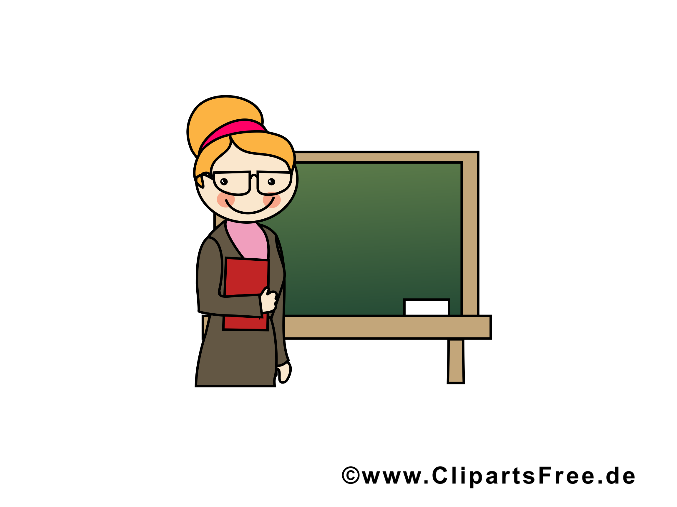 Tableau enseignante dessins gratuits – École clipart