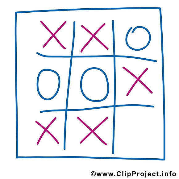 Tic-tac-toe clip art gratuit – École images