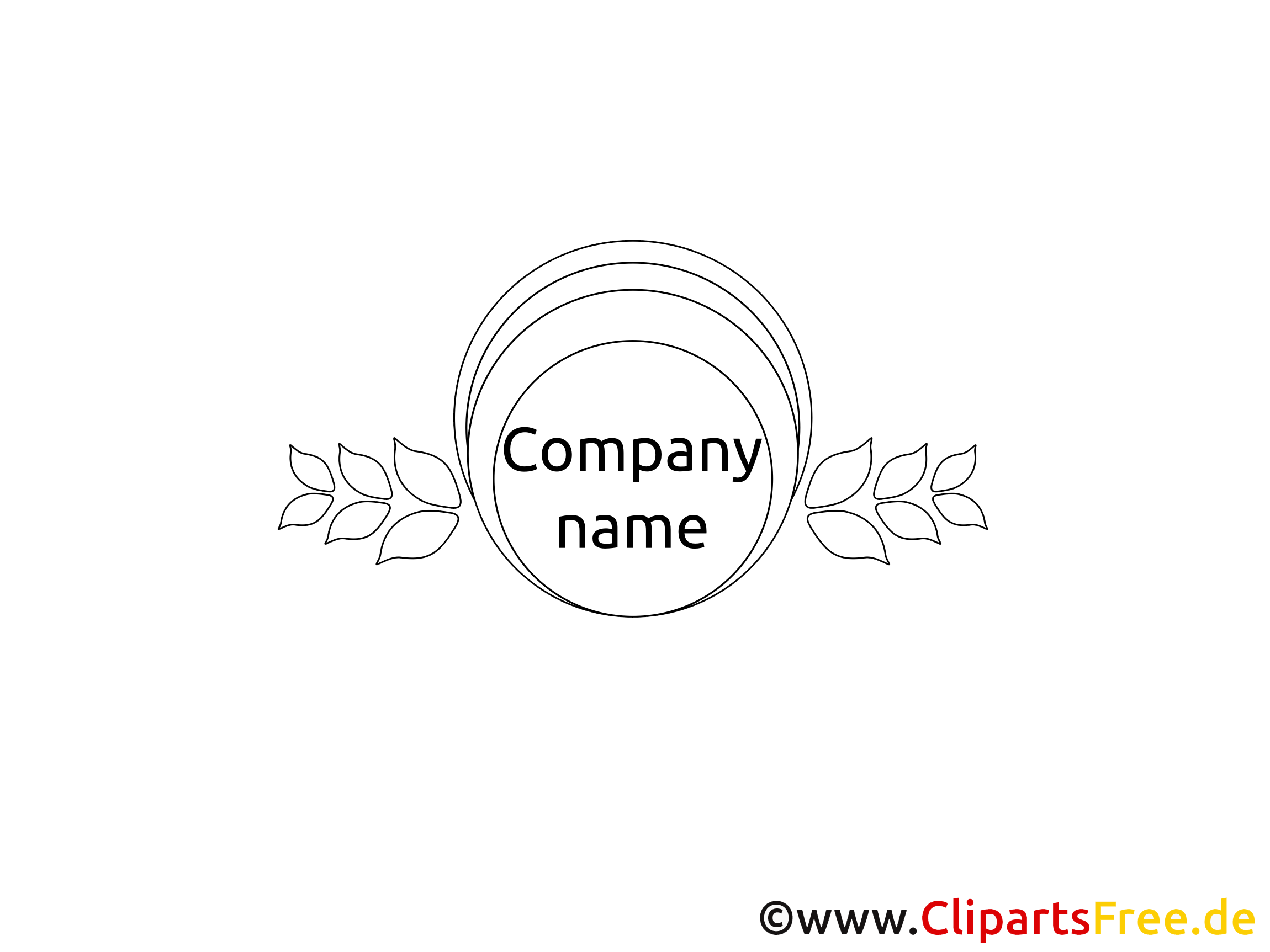 Image à colorier design – Logo clipart
