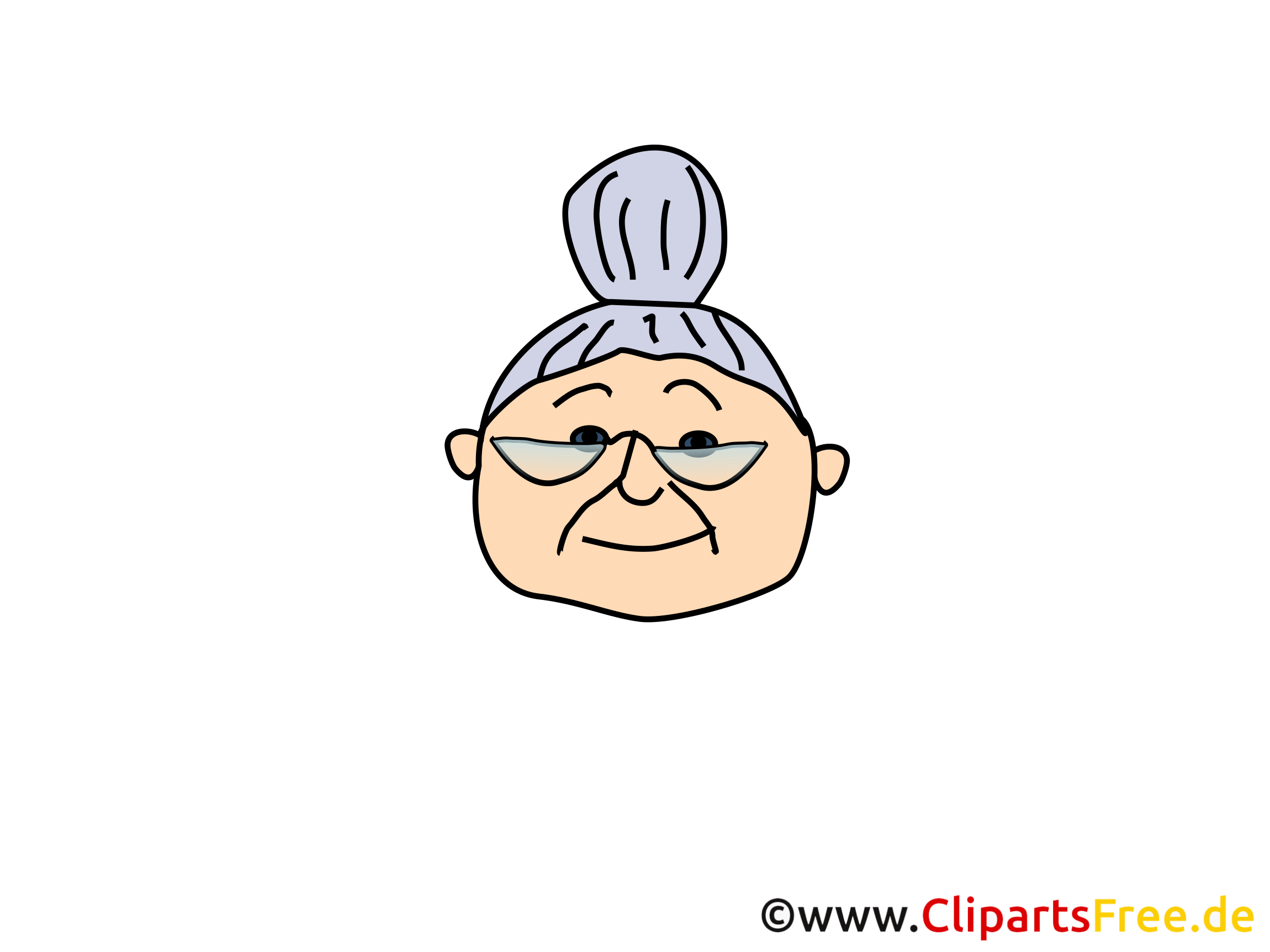 Grand-mère illustration – Émoticônes clipart