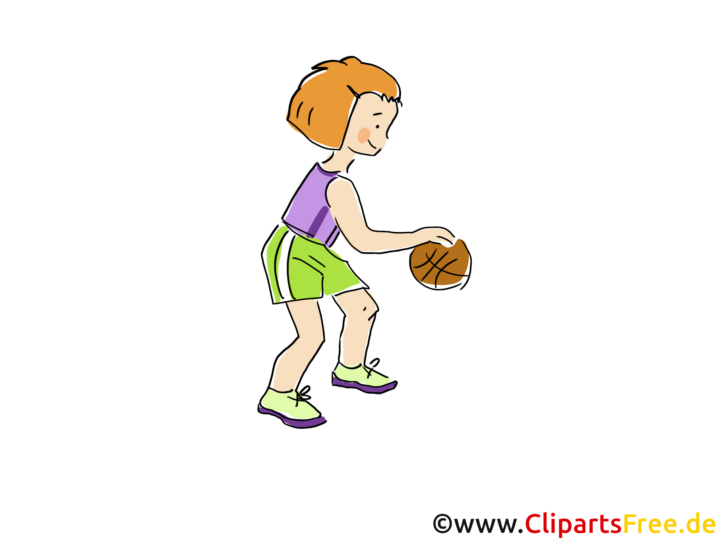 Basket-ball clip art gratuit – Enfant images gratuites