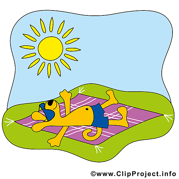 Bronzage images – Été clip art gratuit