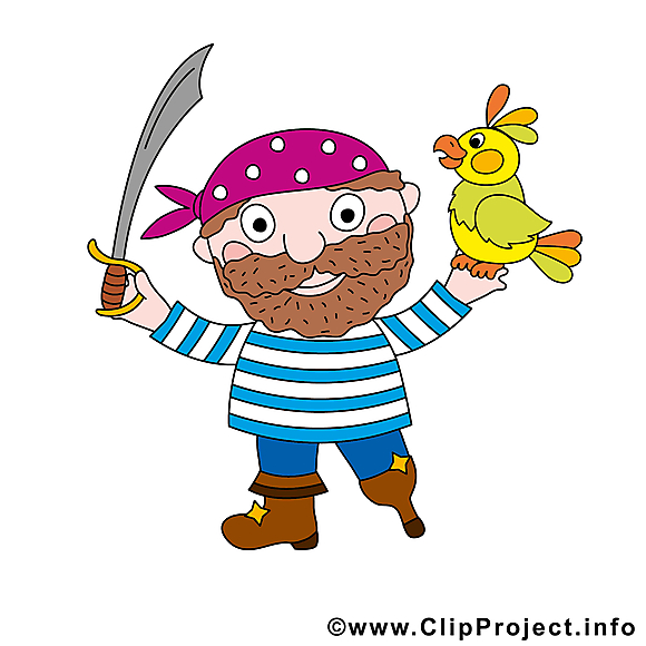 Perroquet clipart gratuit - Pirate images