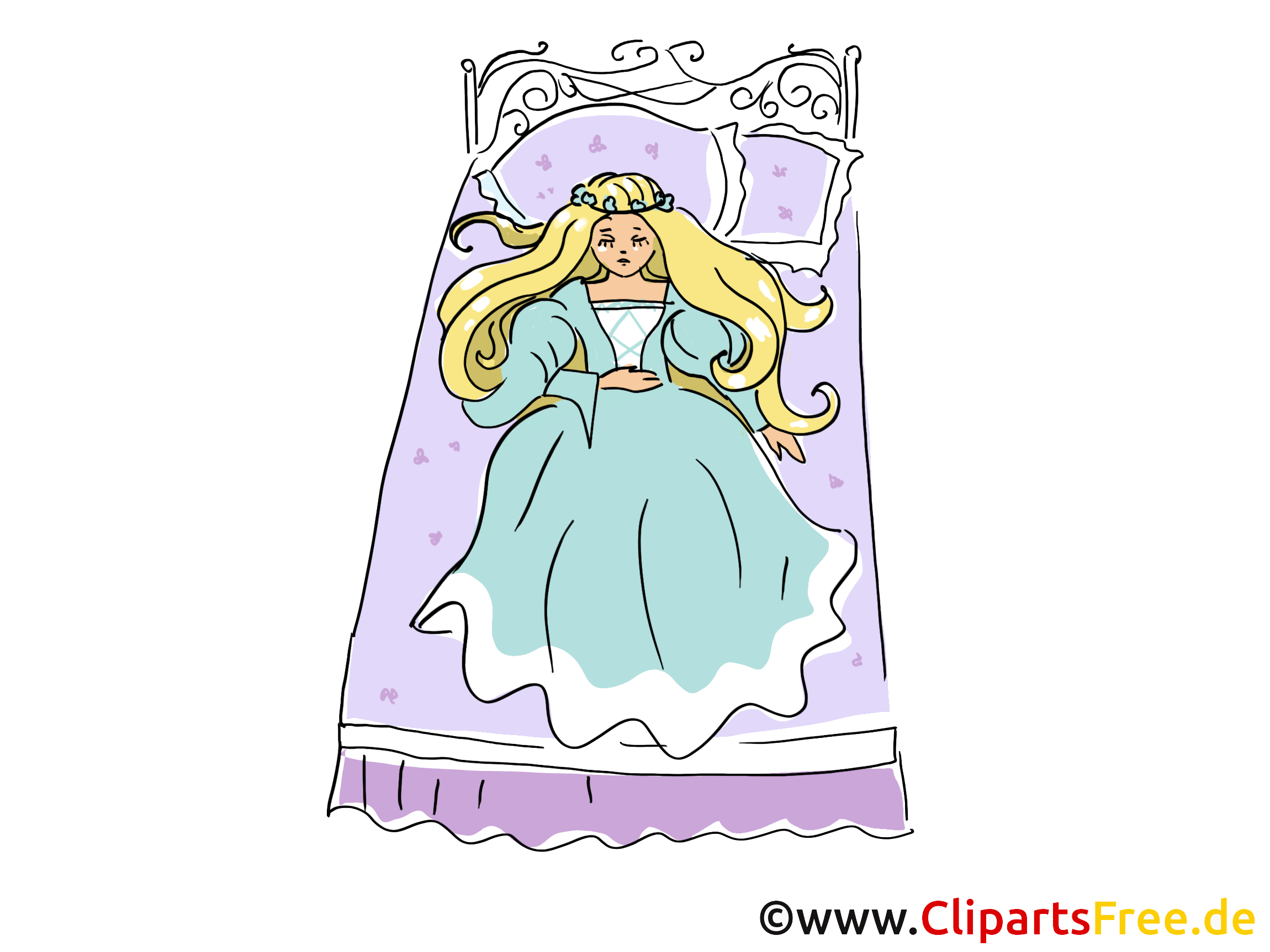 Princesse image gratuite – Conte de fées illustration