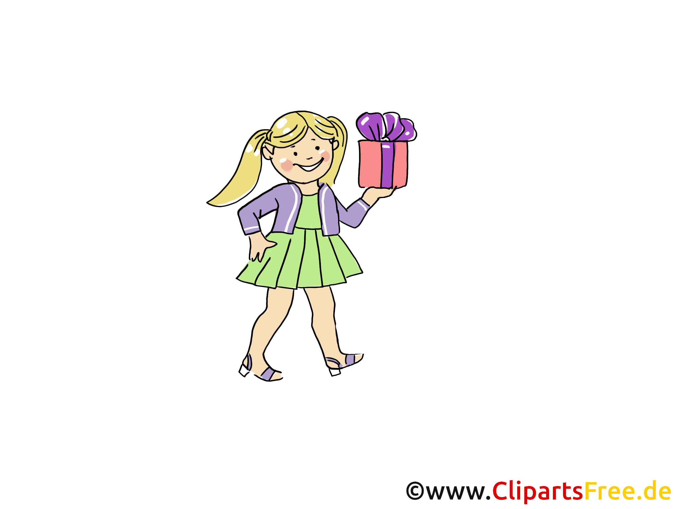 Clip art gratuit anniversaire – Cadeau images gratuites