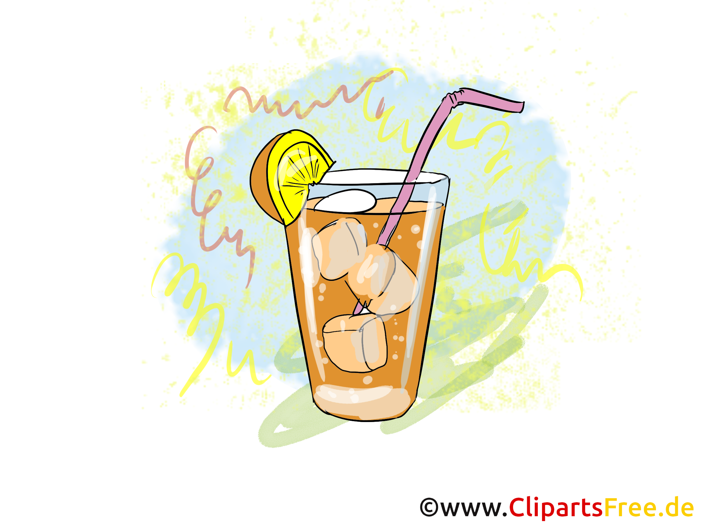 Cocktail clip art – Soirée image gratuite