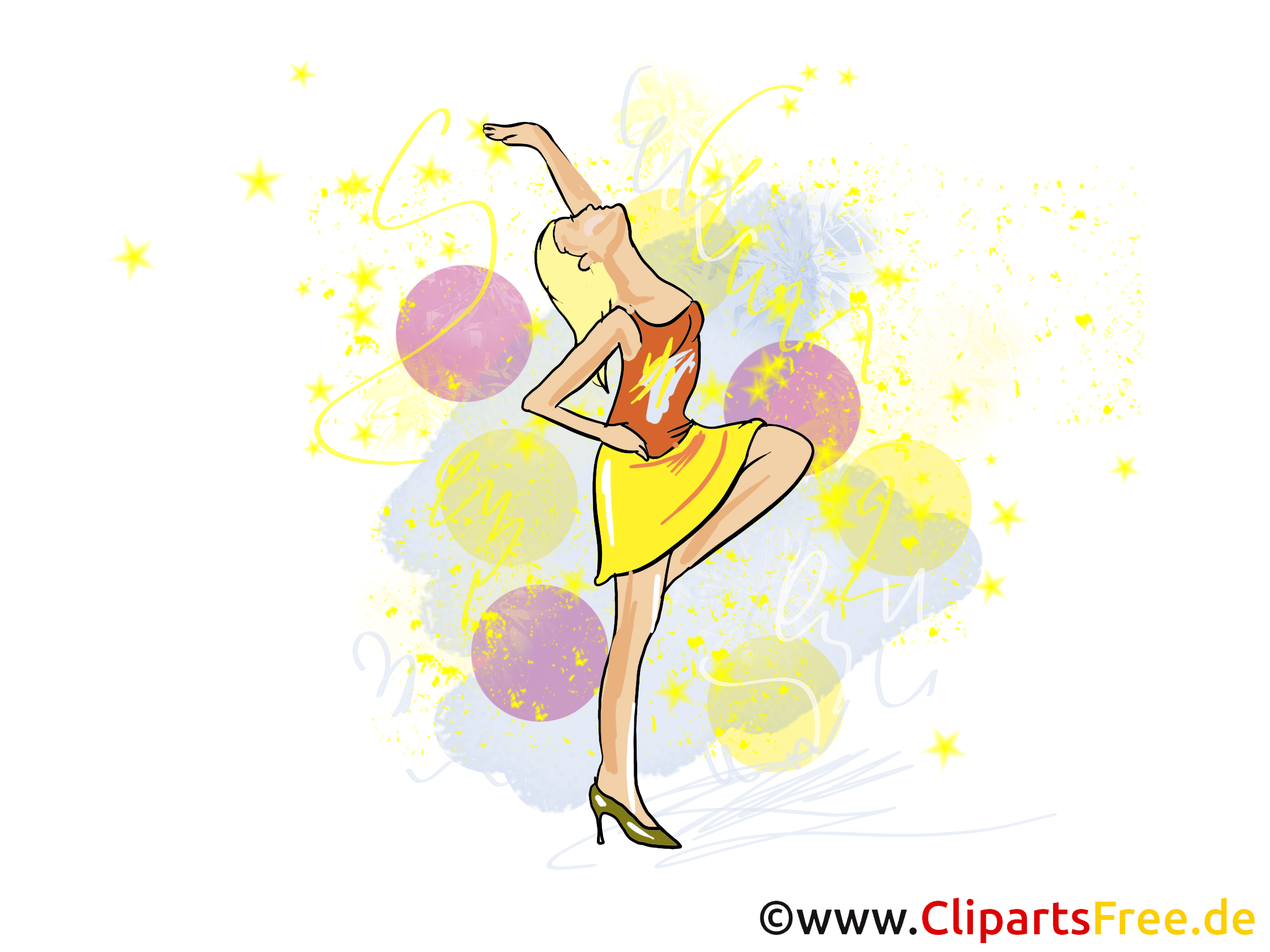 Danseuse illustration - Soirée images gratuites