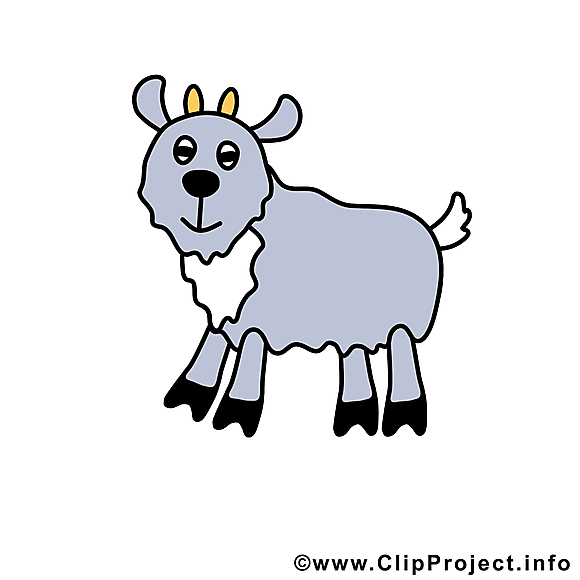 Bouc image gratuite – Ferme clipart