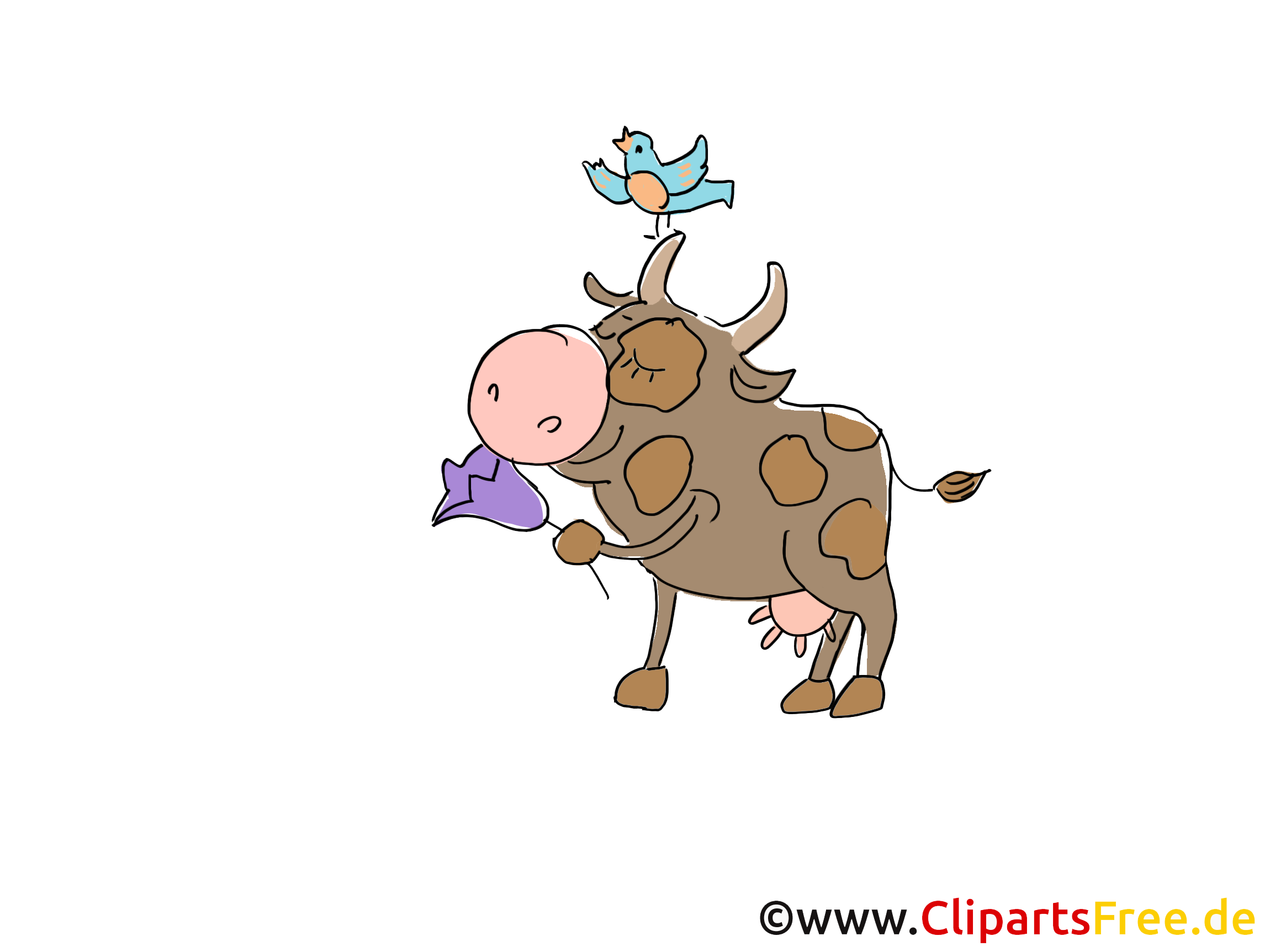 Clipart gratuit vache – Ferme images