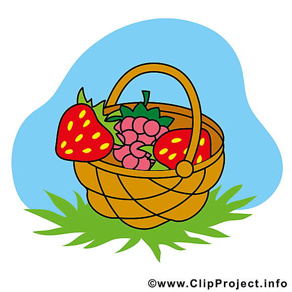 Panier fraises ferme image à télécharger