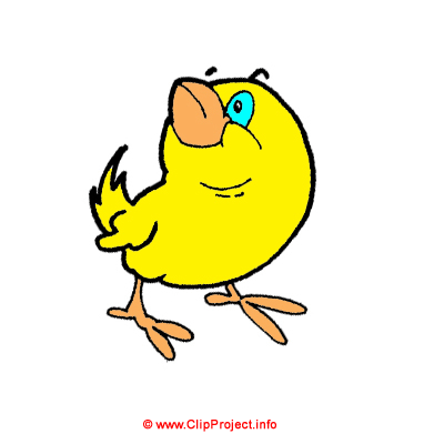 Poulet jaune clip art gratuit