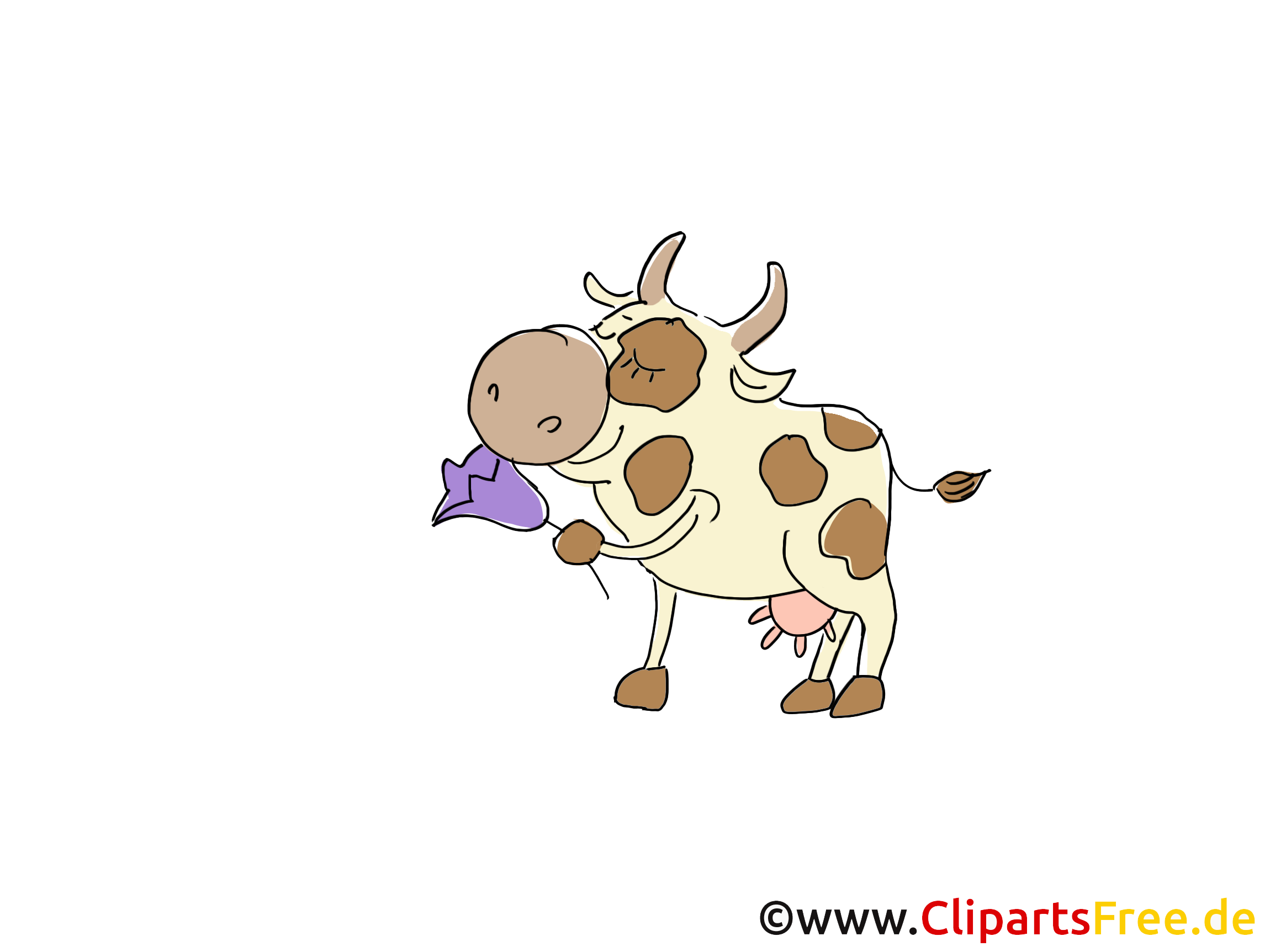 Vache dessins gratuits – Ferme clipart