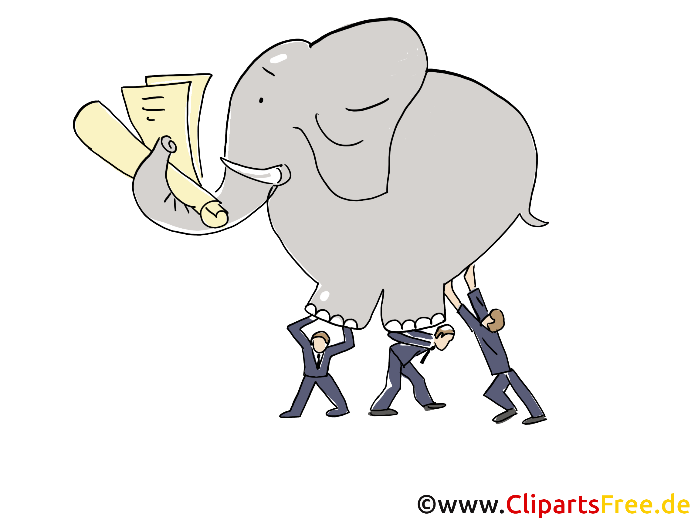Dessin gratuit éléphant – Finances image