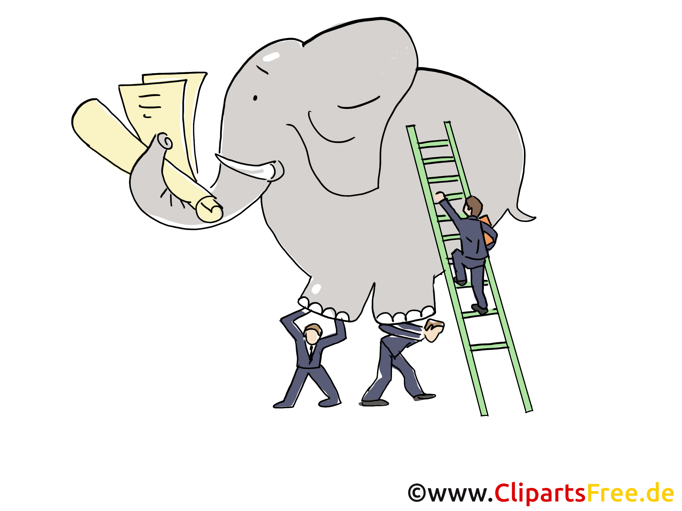 Éléphant clip arts gratuits – Finances illustrations