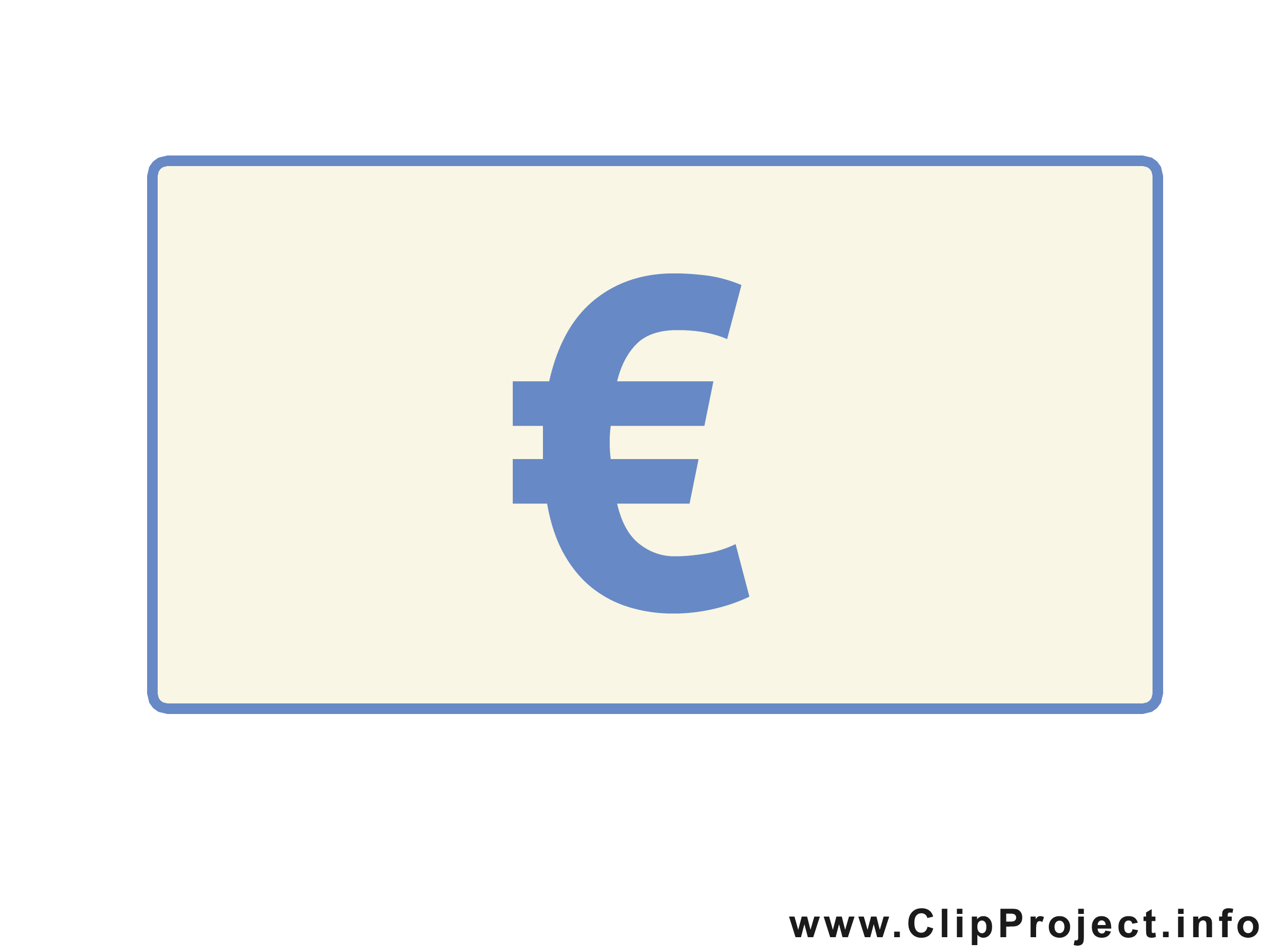 Euro clip arts gratuits – Finances illustrations