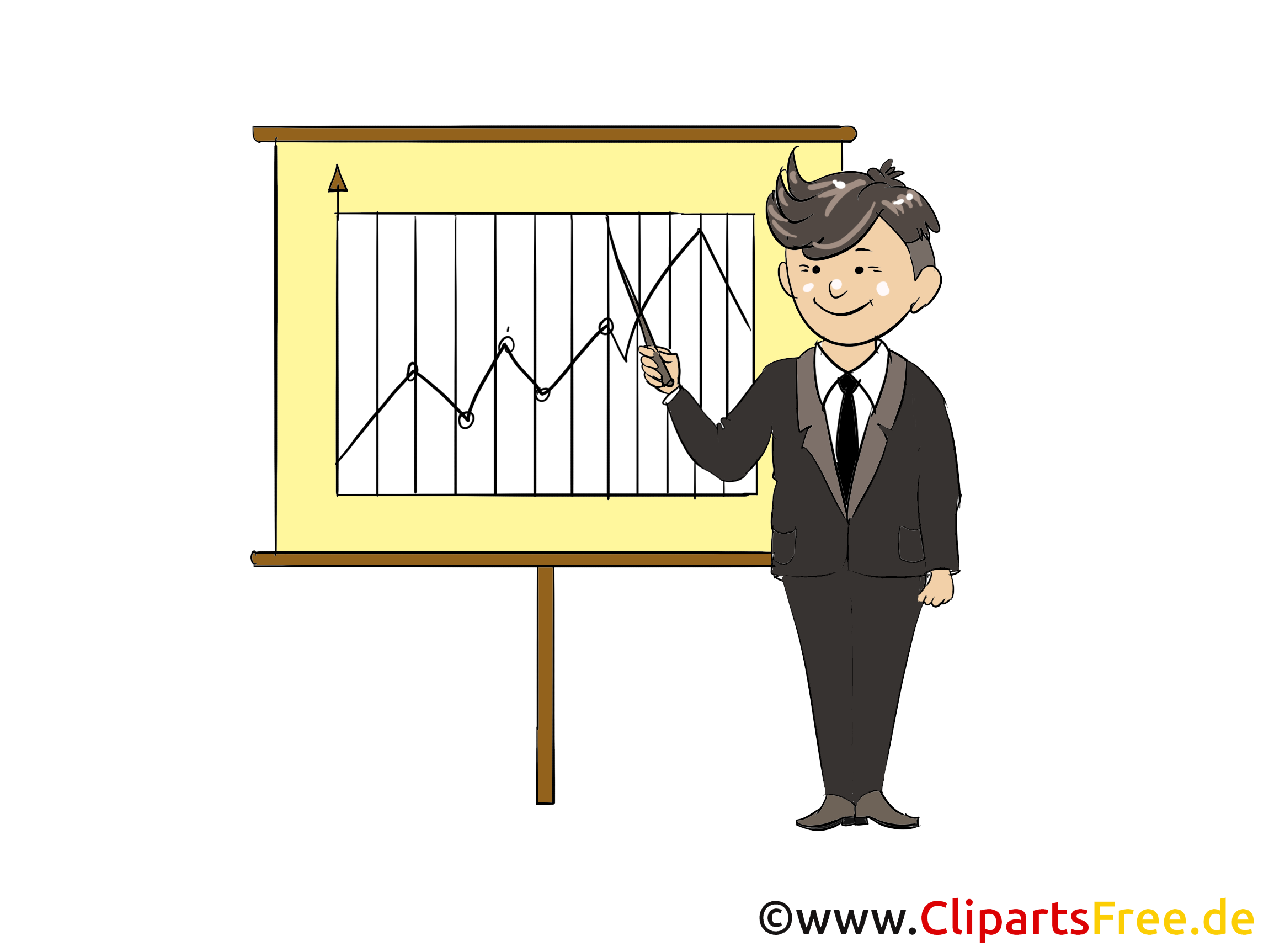 Illustration gratuite homme – Finances clipart