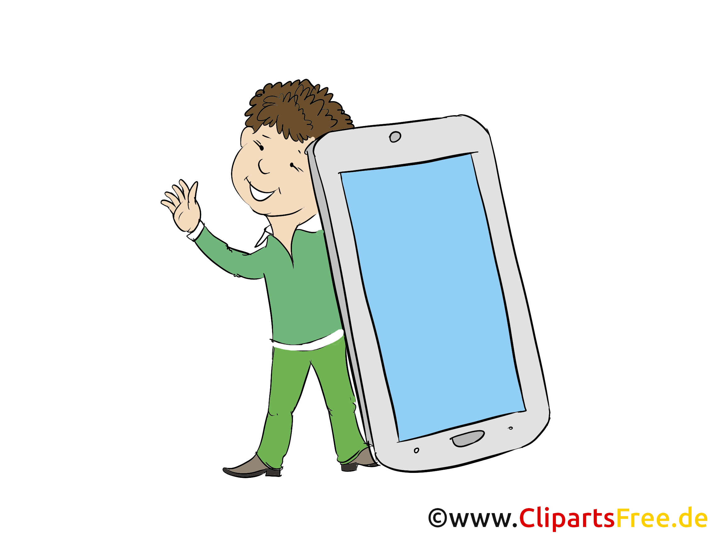 Smartphone dessins gratuits – Finances clipart