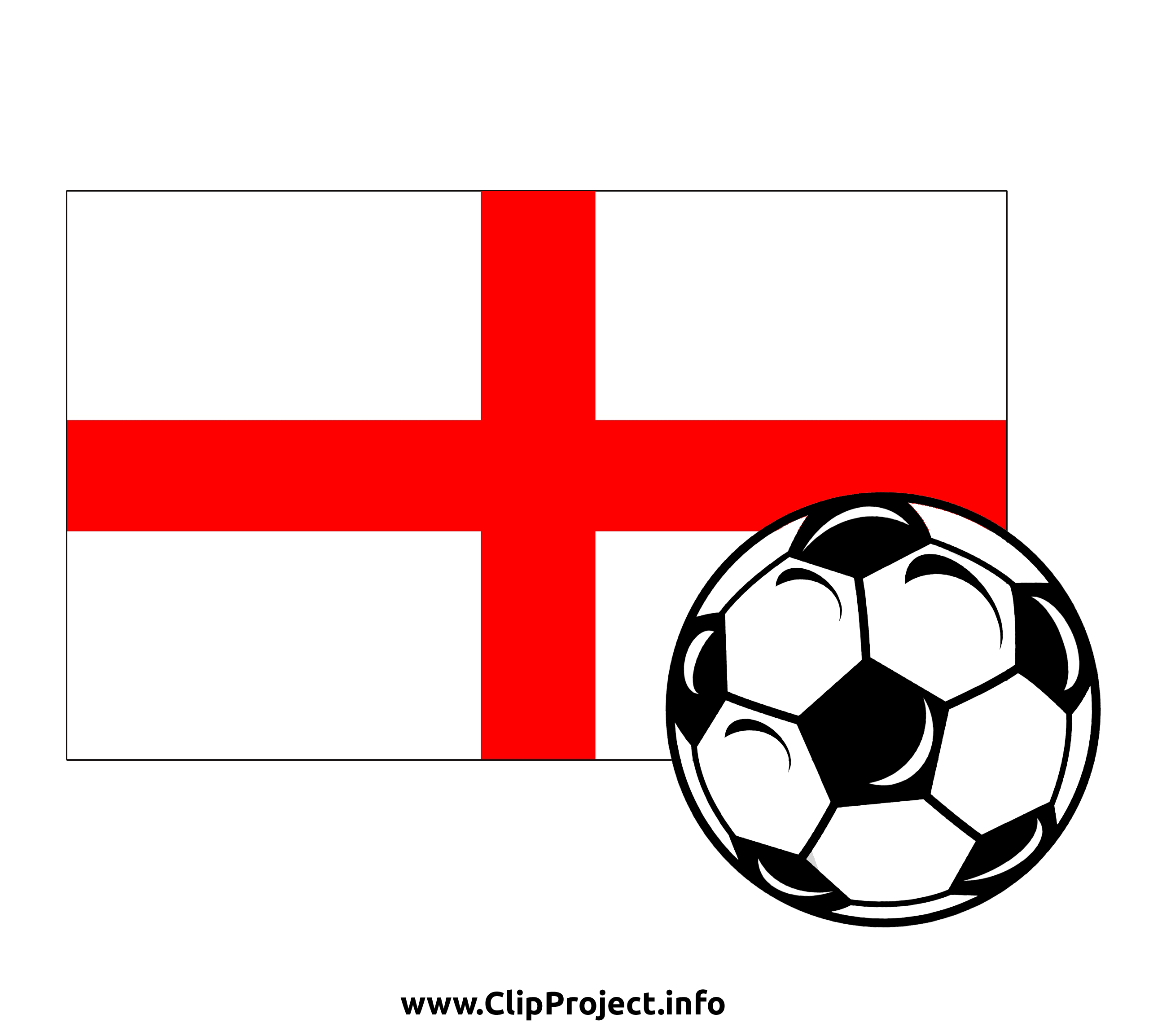 Image football clipart - Angleterre image