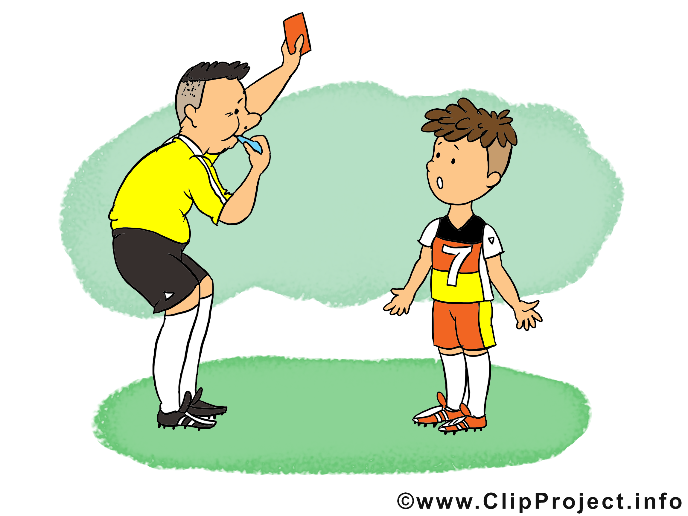 Arbitre clipart - Football dessins gratuits