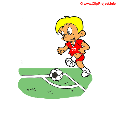 Footballeur clip art