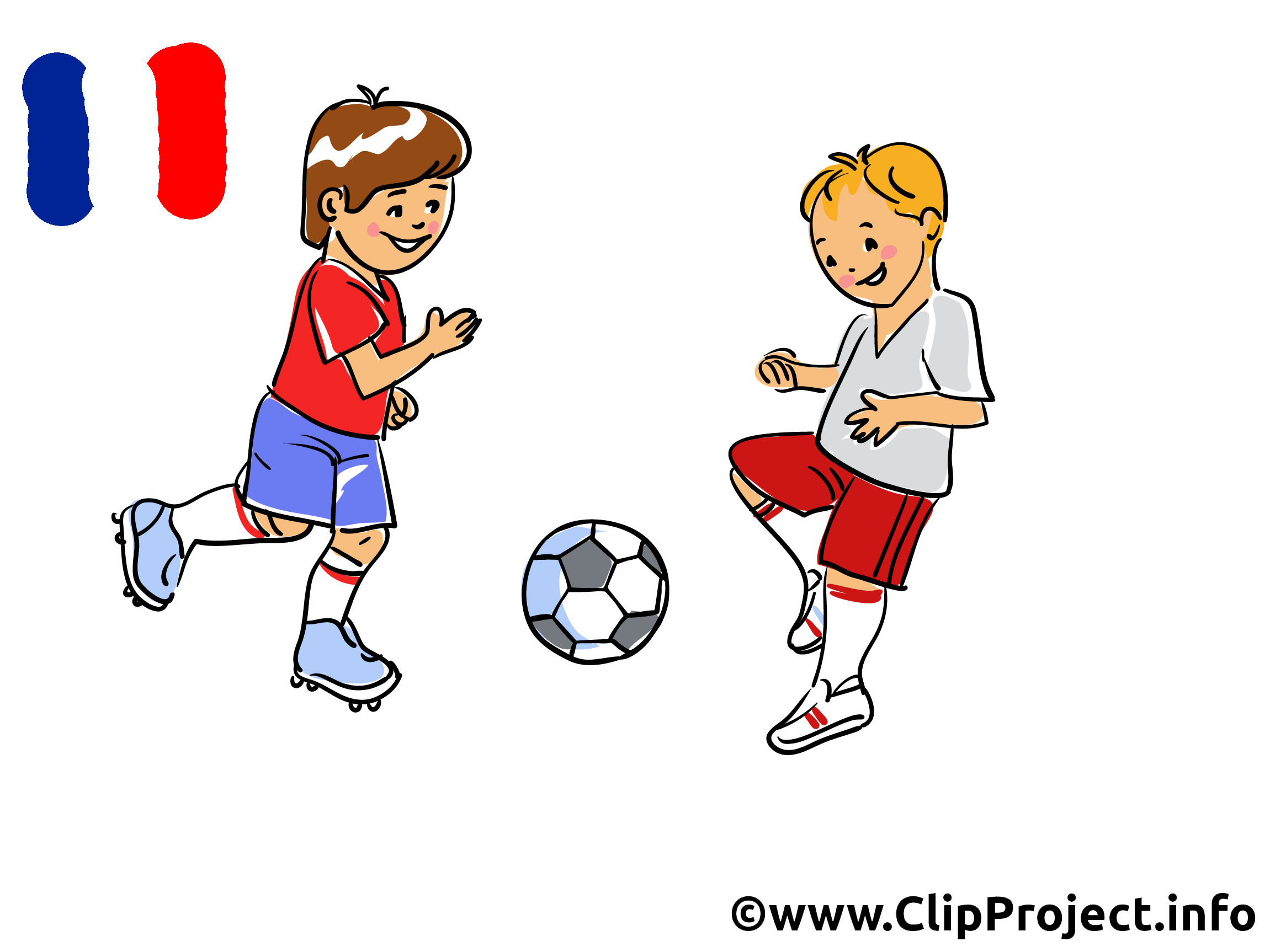 Footballeur clip art image free