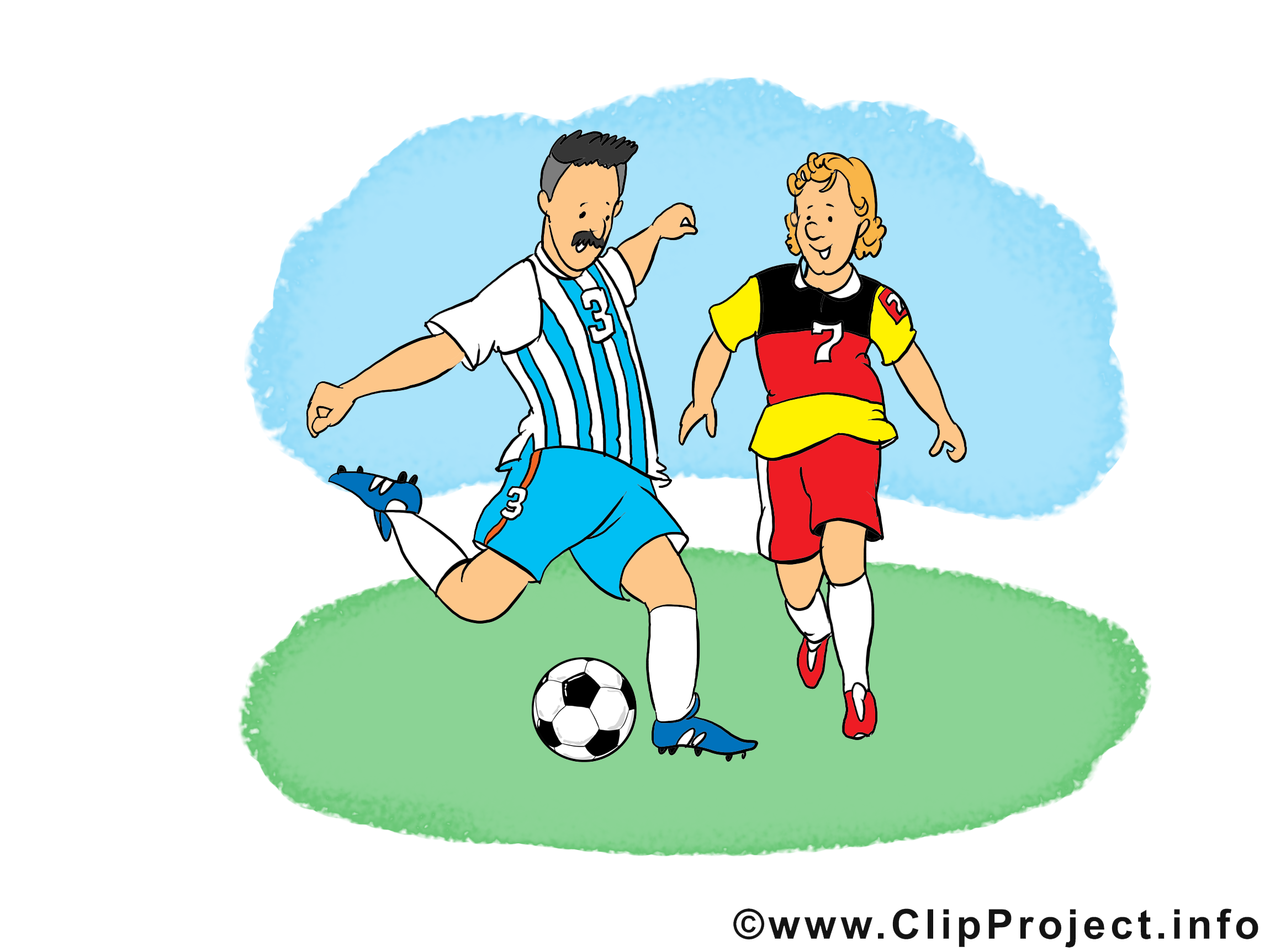 Footballeurs cliparts gratuis - Football images