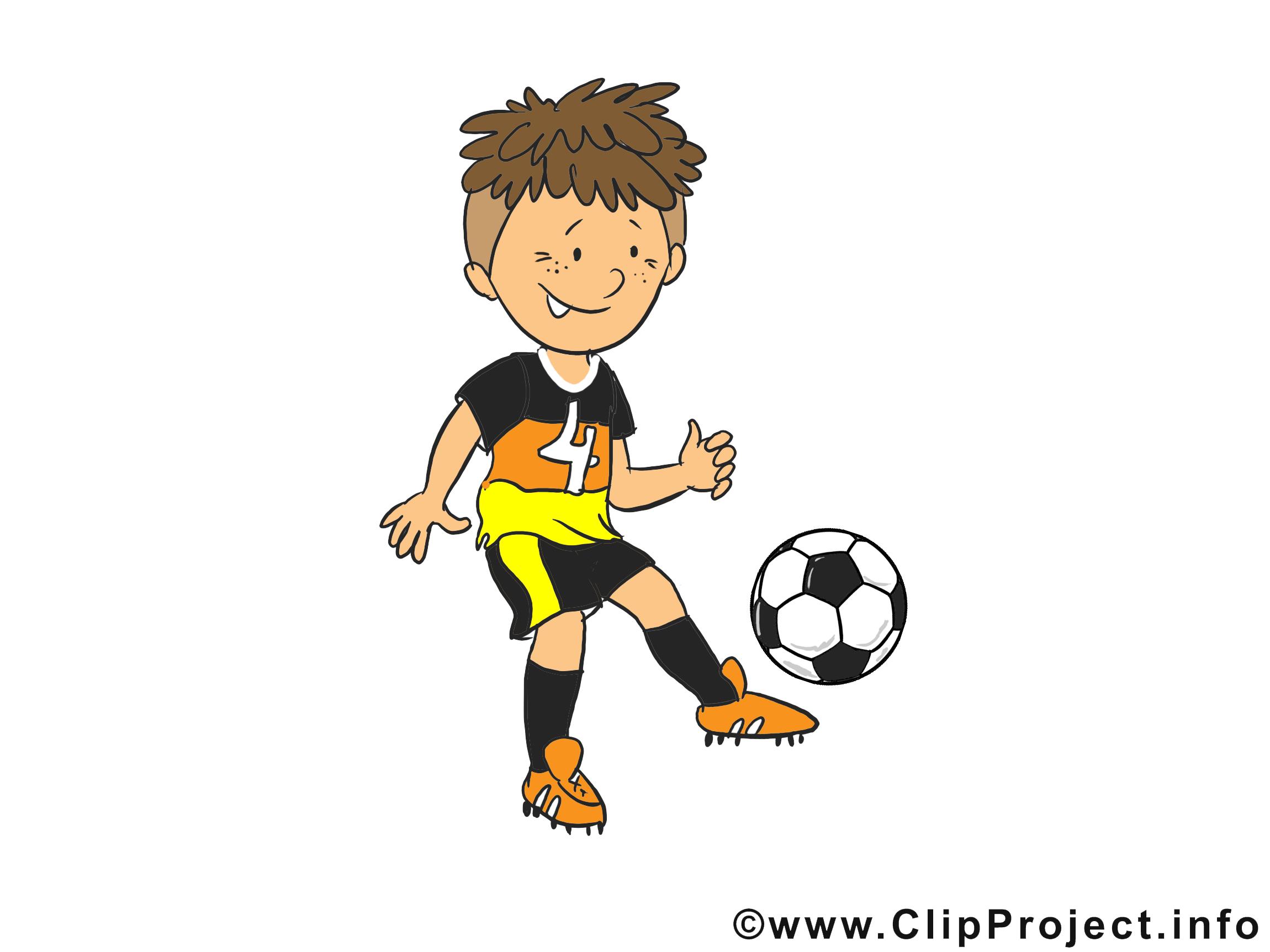 Garçon illustration - Football images