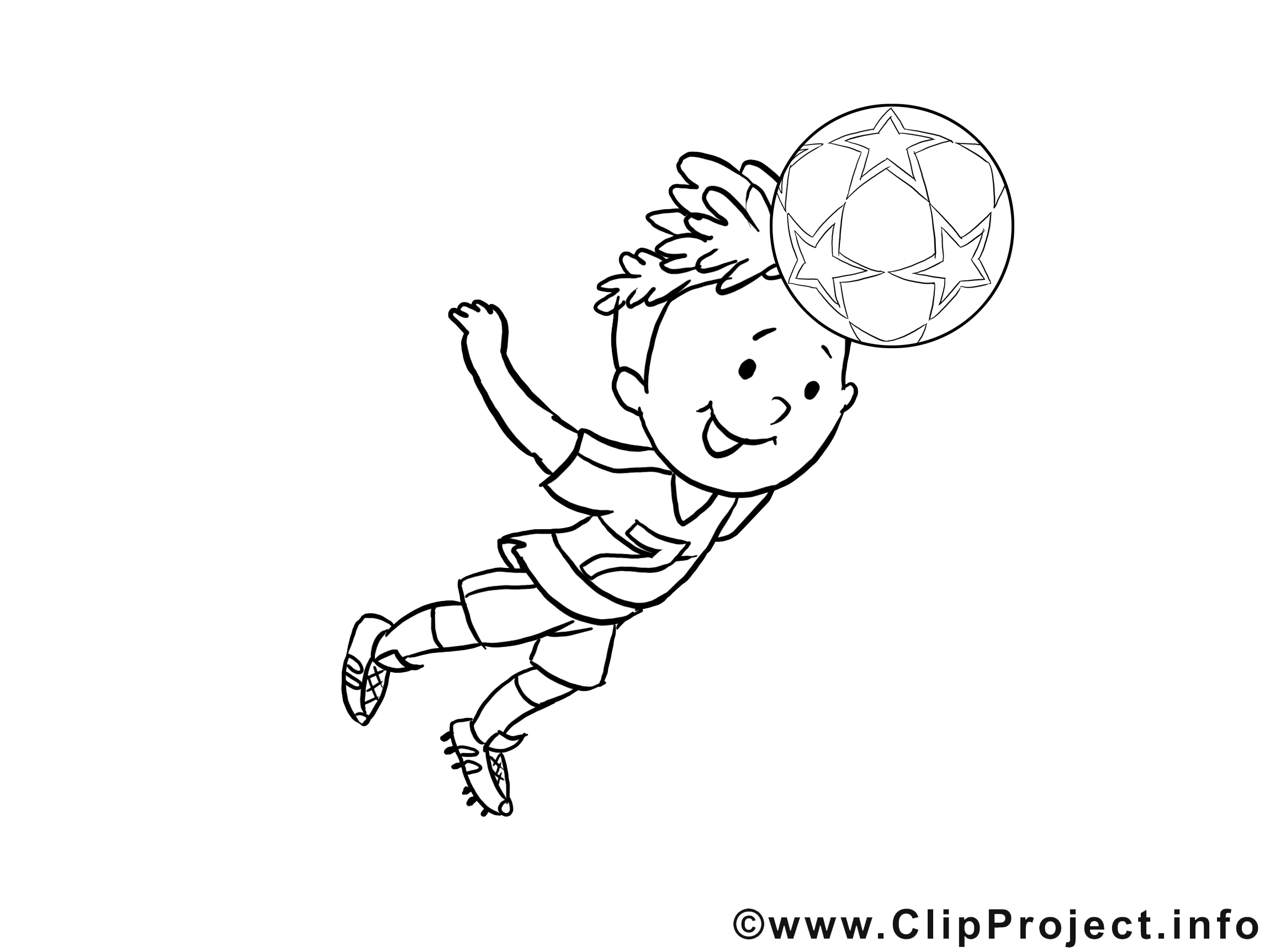 Image à imprimer football clipart