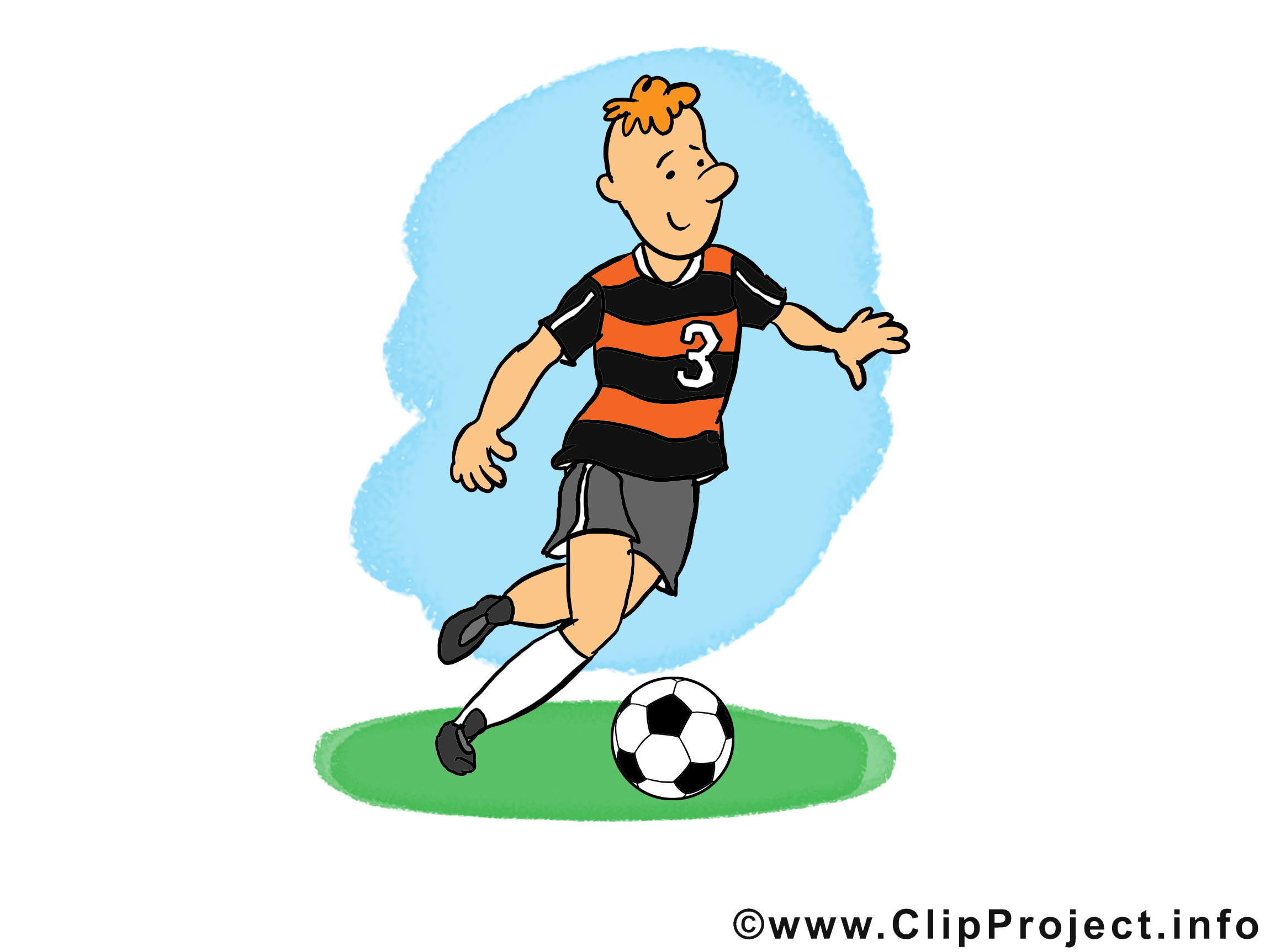 Jeu clip arts gratuits - Football illustrations